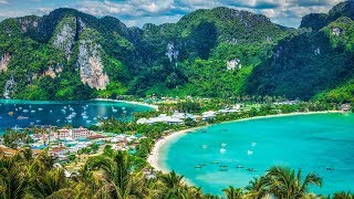 DRONE VIEW PHI PHI ISLAND- The Hidden Gem of Exotic THAILAND