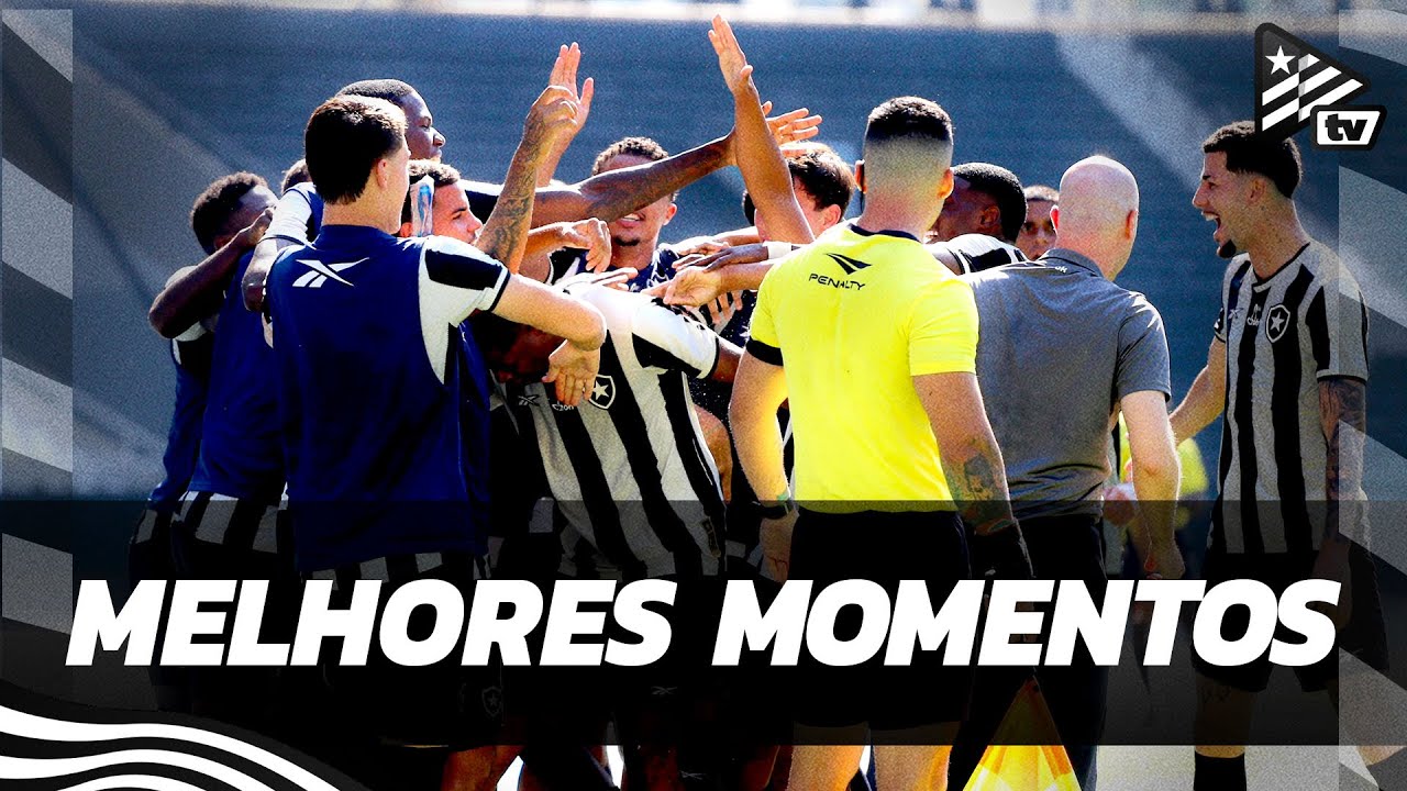 VÍDEO | Gols e melhores momentos da goleada do Botafogo sobre o Vasco na final da Copa Rio Sub-20