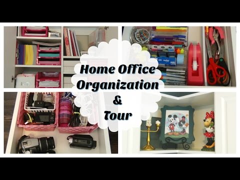 Home Office Organization & Tour | Personal System & My Homeschooling Supplies Video