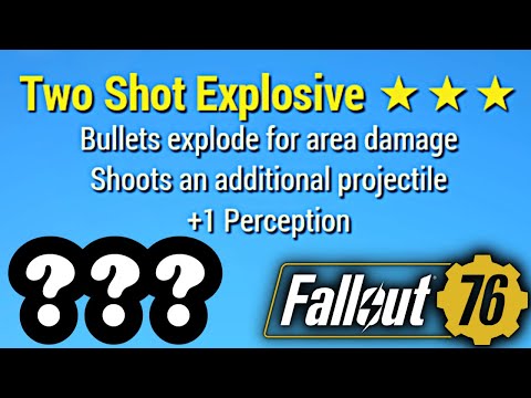 Which Legendary Weapons Can Be: Explosive / Bullets explode for area damage? - Fallout 76