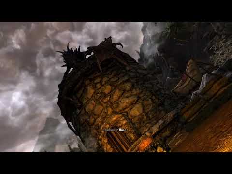 Skyrim Alduin saves the Dragonborn