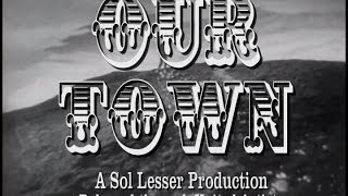 OUR TOWN 1940 Faux Trailer