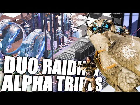 The ONLY ARK DUO TRIBE To Online Raid HUGE ALPHA BASES Is Back! ARK Ascended PvP