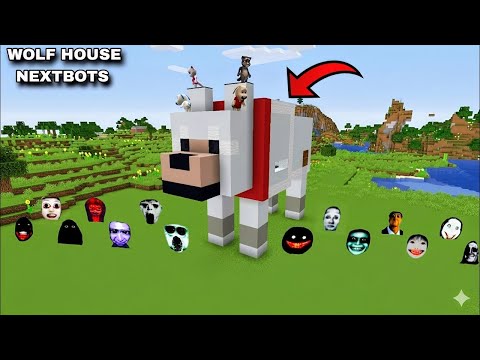 I FOUND WOLF HOUSE WITH 100 NEXTBOTS in Minecraft - Gameplay - Coffin Meme