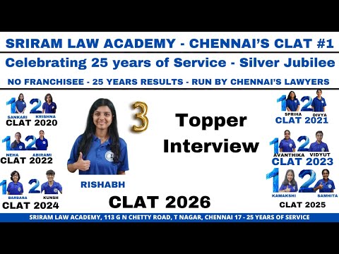 Sriram Law Academy Chennai Video 1