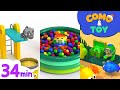 Como | Summer Series 34min | Learn colors and words | Como Kids TV