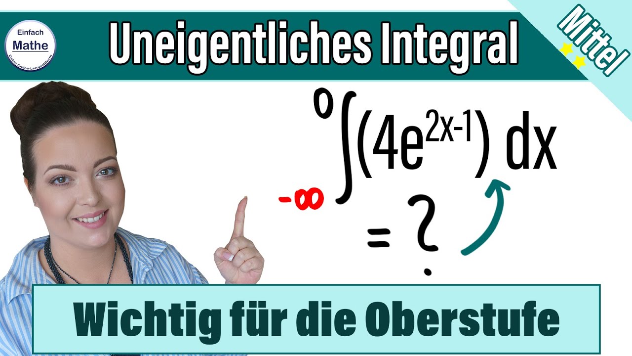 Uneigentliches Integral | untere Grenze MINUS UNENDLICH | einfach erklärt