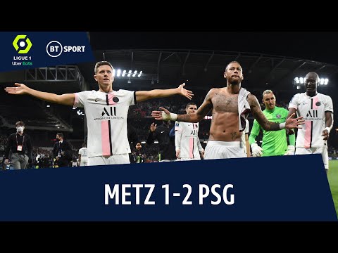 Metz vs PSG (1-2) | Hakimi scores late winner as hosts see double red! | Ligue 1 Highlights