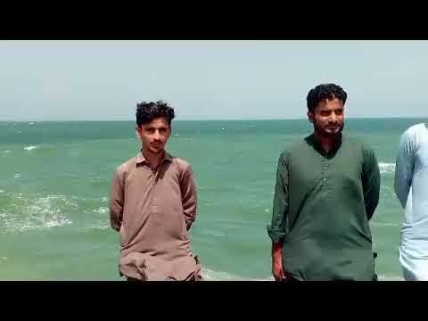 Gaddani beach with Wahid Jan and dear Zulfqar