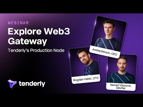 Introducing Web3 Gateway - Tenderly's node as a service