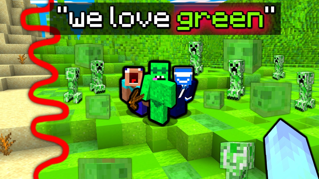 Minecraft, But If We Say A Color it's EVERYWHERE...