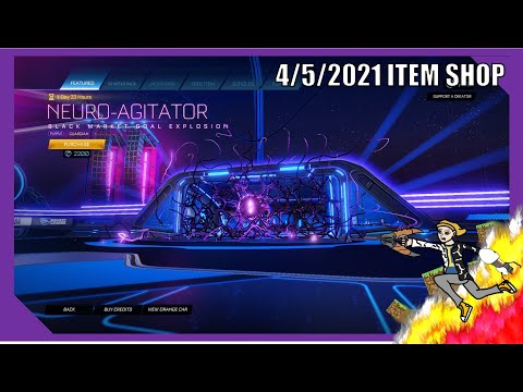 *black Market* Purple Neuro-Agitator Guardian Goal Explosion! | Rocket League Item Shop (5/4/2021)