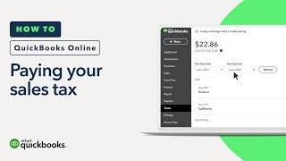 How to pay your sales tax with QuickBooks Online