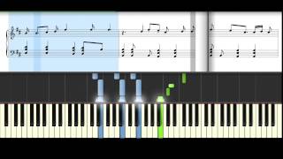 Woodkid ft Lykke Li - Never let you down (piano sheet cover tutorial)