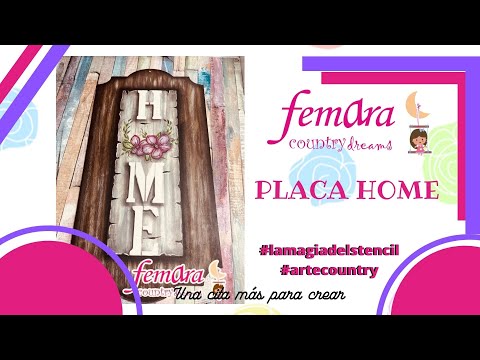 Letrero Home #pinturadecorativa #lamagiadelstencil