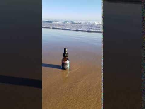 Collagen Boosting Facial Serum at the beach in Knysna, South Africa