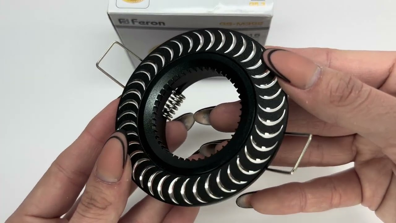 Врізний точковий світильник FERON GS-M392 MR-16 чорний 17928