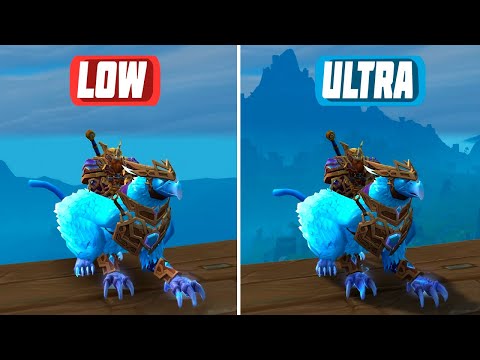 World of Warcraft Low vs Ultra - Graphics Comparison