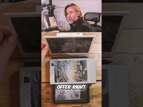 E Ink's 3 Color Technologies In One Shot! #shorts