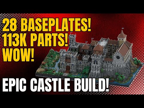 LEGO Castle MOC with 113,000+ Pieces?! Sir Perceval’s Epic Build.