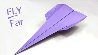 How to Make a Cool Paper Airplane that Fly FAR and Straight