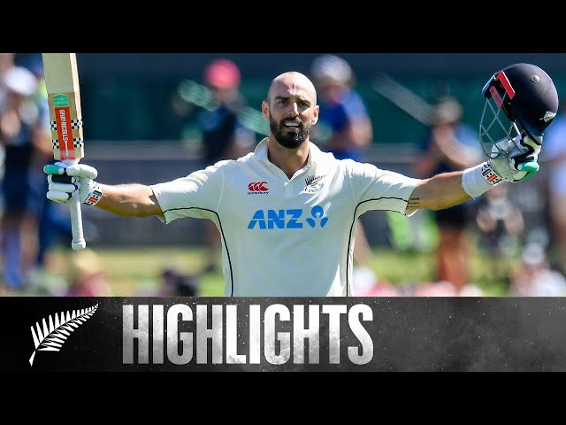 Mitchell, Henry Give NZ Lead | DAY 3 HIGHLIGHTS | BLACKCAPS v Sri Lanka | Hagley Oval