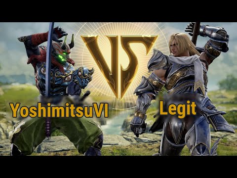 YoshimitsuVI (Yoshimitsu) VS Legit (Siegfried) | Soulcalibur VI