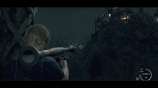 【バイオRE4】ロケランで長距離射撃