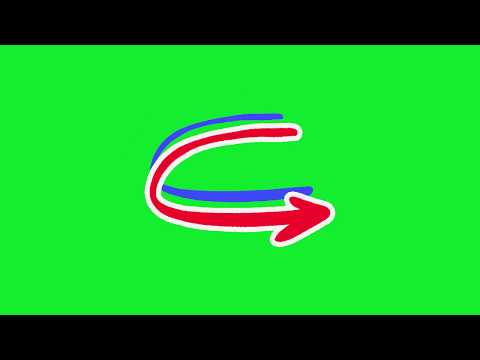 `Arrow17 green/grey screen animation effect(Direction, pointer)