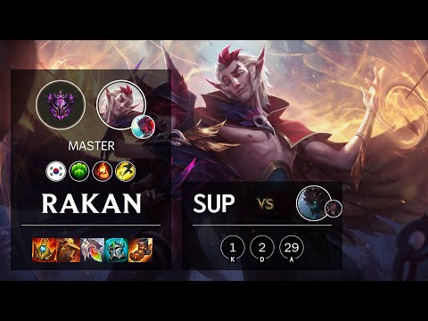 Rakan Support vs Maokai - KR Master Patch 11.18