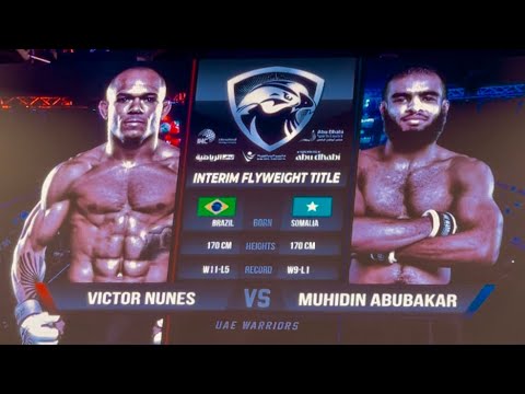 UAE WARRIORS 60 - 🇸🇴 MUHIDIN ABUBAKAR VS 🇧🇷 VICTOR NUNES