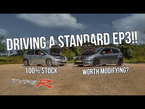 Driving A Completely Standard Honda Civic Type R EP3!! 4K