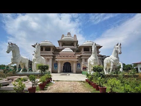 #iskcontemple  (Underconstruction) Jyotisar, #kurukshetr #krishnastatus #krishna #geeta #arjun 