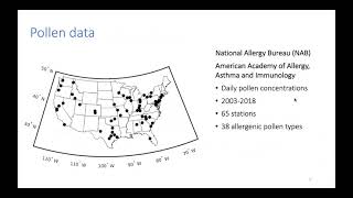 Forecasting pollen for allergy management