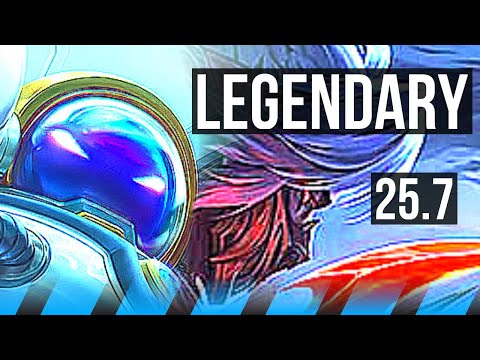 XERATH vs ZED (MID) | Legendary | KR Master | 25.7