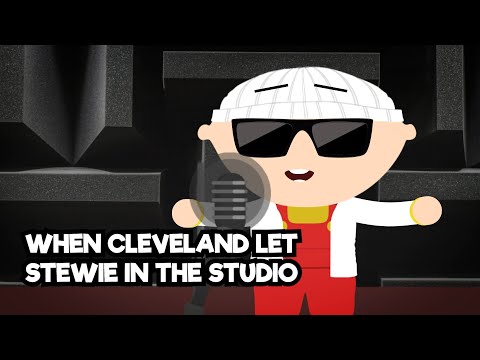 When Cleveland let Stewie in the studio | @Azerrz