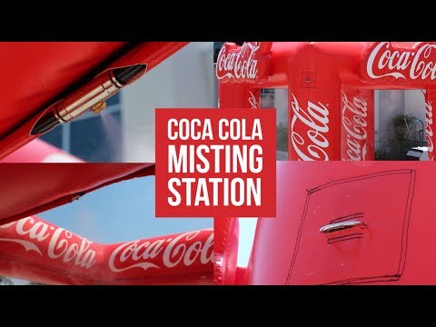 10x10 Coca Cola Misting Tent