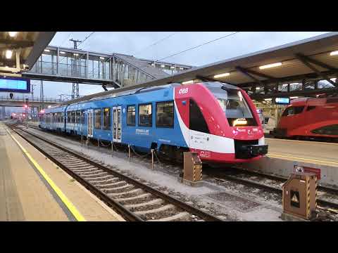 ÖBB Wasserstofftestzug Alstom Coradia iLint in Wr. Neustadt