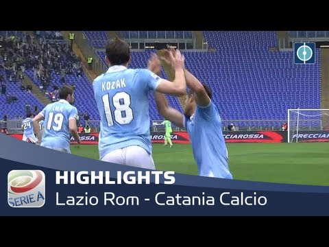 HIGHLIGHTS | Lazio Rom - Catania Calcio (2:1) | Serie A | 30. Spieltag | 30.03.2013