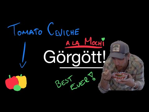 Best (fish-less) Ceviche recipe? This Tomato Ceviche from Mochi in Vienna!