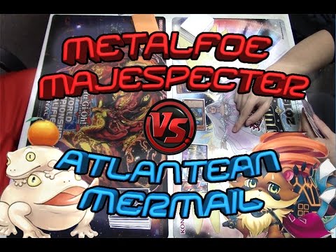 Yu-Gi-Oh Metalfoe Majespecter Vs Atlantean Mermails - Full Match (November 2016)