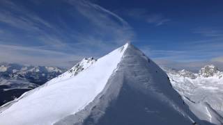 preview picture of video 'RIEDCHOPF Punkt 2540m SKIALP SVIZZERA - AUSTRIA POWDER'