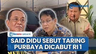 Said Didu Sindir Sikap Presiden soal Utang Whoosh: Taring Purbaya Dicabut, Kasus 'Ditutup' Prabowo