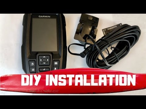 How to Install Transducer in a KAYAK (EASY!) - GARMIN STRIKER 4
