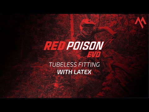 TechnoMousse - Red Poison EVO: Tubeless fitting with sealant