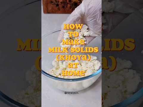 How To Make Home Made Milk Solids (Khoya) #DIYkhoya #homemaderecipe #khoyarecipe #mawarecipe