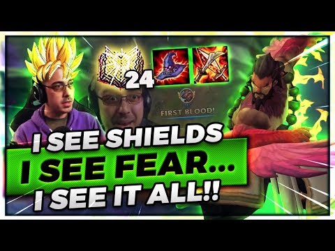 I SEE SHIELDS I SEE FEAR I SEE IT ALLLLL!! | AP DYR TOP VS YASUO
