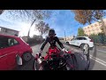 Ride 357 Insta 360 X4 Honda CBR650R 2025 Akrapovic Racing Line
