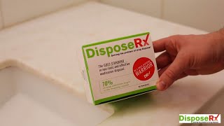 How to Dispose of drugs at home with DisposeRx Packets