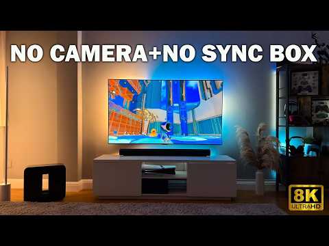 FINALLY Philips Hue Sync TV App is HERE and works with inbuilt Apps!